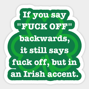 Irish Accent Sticker
